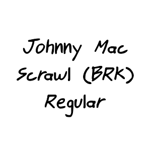 Johnny Mac Scrawl (BRK) Regular