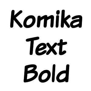 Komika Text Bold