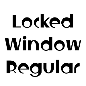 Locked Window Regular