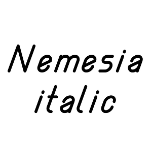 Nemesia italic