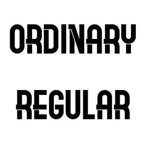 Ordinary Regular