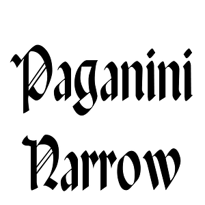 Paganini Narrow