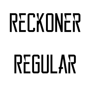 Reckoner Regular