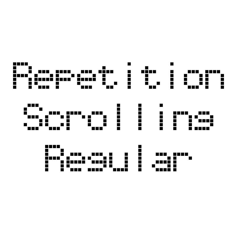 Repetition Scrolling Regular