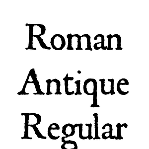 Roman Antique Regular