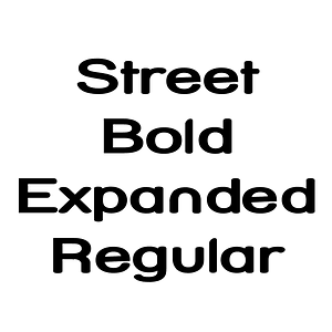 Street Bold Expanded Regular