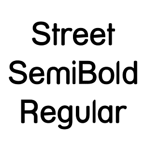 Street SemiBold Regular