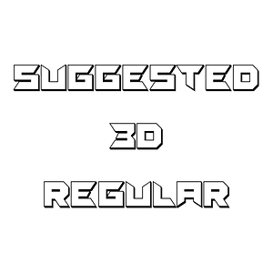 Suggested 3D Regular