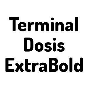 Terminal Dosis ExtraBold