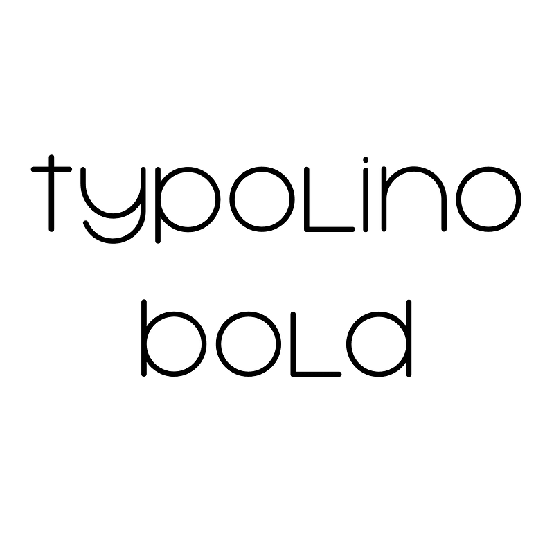 Typolino Bold