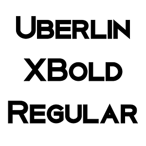 Uberlin XBold Regular