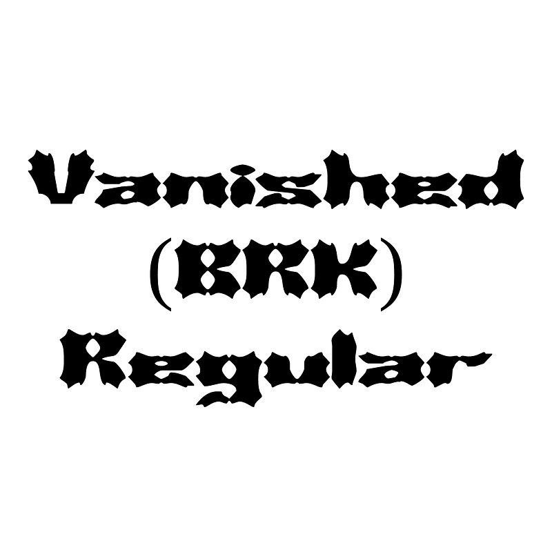 Vanished (BRK) Regular