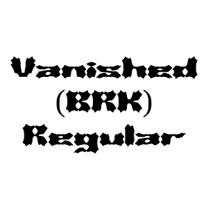 Vanished (BRK) Regular