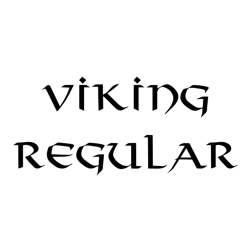 Viking Regular - Free fonts on creazilla.com