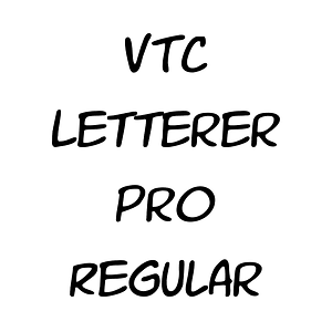 VTC Letterer Pro Regular