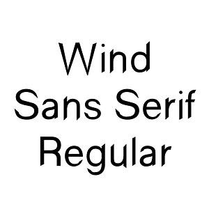 Wind Sans Serif Regular