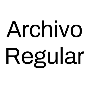 Archivo Regular