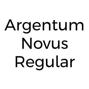 Argentum Novus Regular