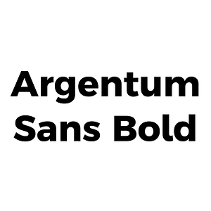 Argentum Sans Bold