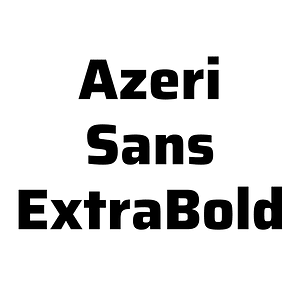 Azeri Sans ExtraBold