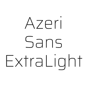 Azeri Sans ExtraLight