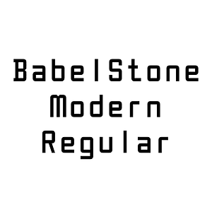 BabelStone Modern Regular