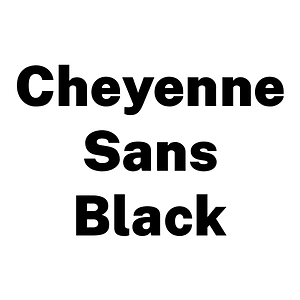 Cheyenne Sans Black