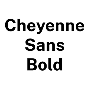 Cheyenne Sans Bold