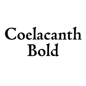 Coelacanth Bold