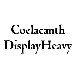 Coelacanth DisplayHeavy