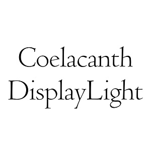 Coelacanth DisplayLight