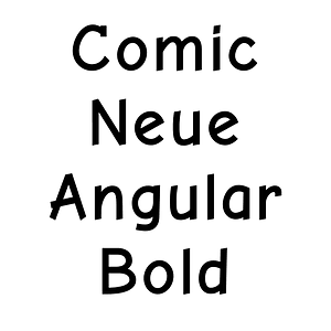 Comic Neue Angular Bold