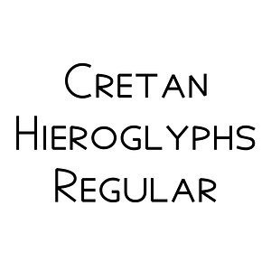 Cretan Hieroglyphs Regular