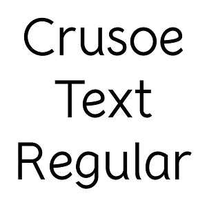 Crusoe Text Regular