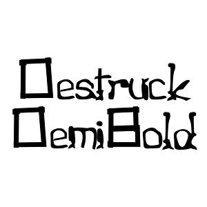 Destruck DemiBold