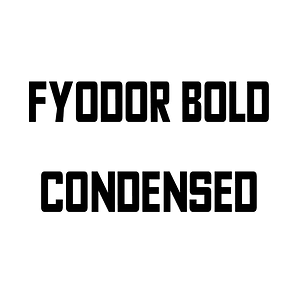 Fyodor Bold Condensed