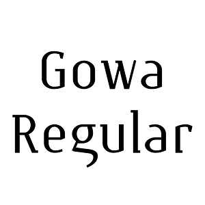 Gowa Regular