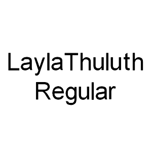 LaylaThuluth Regular