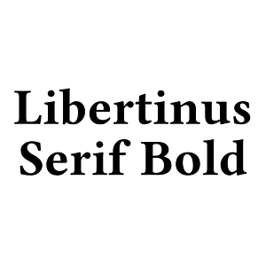 Libertinus Serif Bold