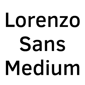 Lorenzo Sans Medium