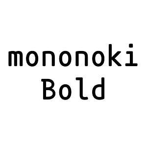 mononoki Bold