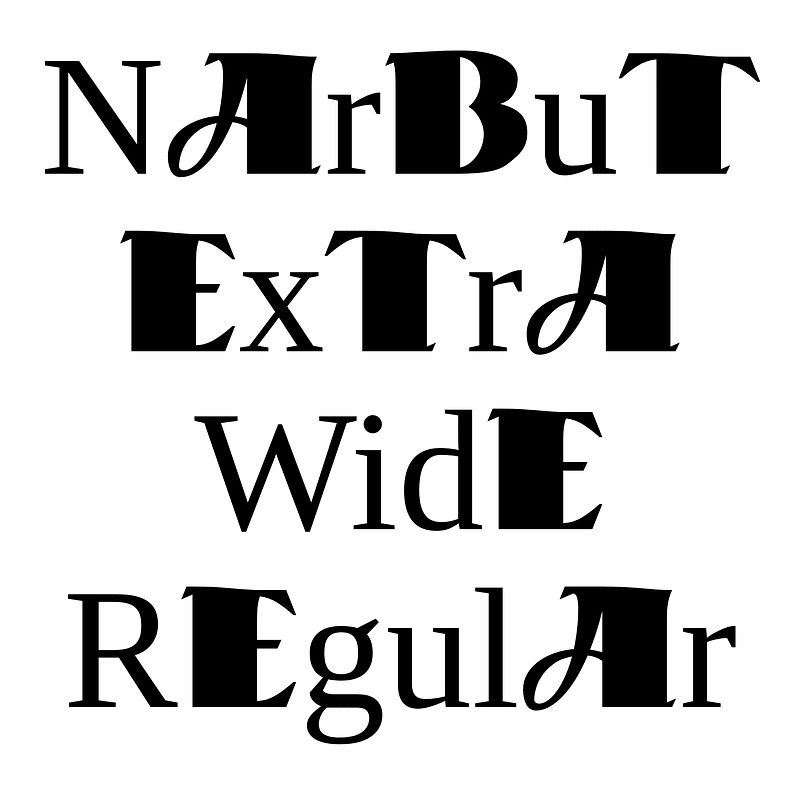 Narbut Extra Wide Regular