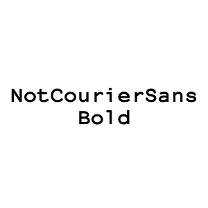 NotCourierSans Bold