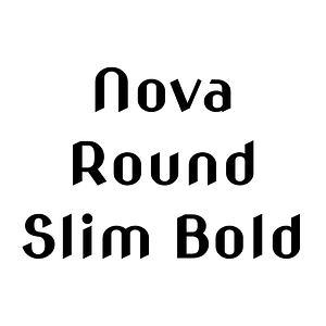 Nova Round Slim Bold