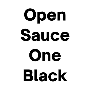 Open Sauce One Black