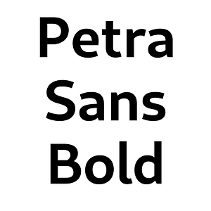 Petra Sans Bold