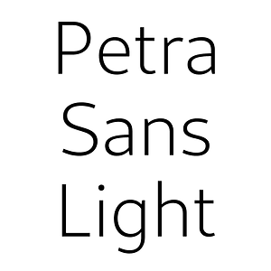 Petra Sans Light