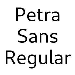 Petra Sans Regular