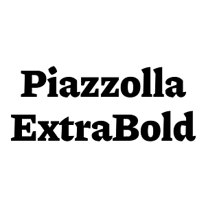 Piazzolla ExtraBold