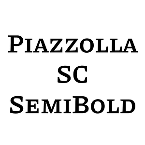 Piazzolla SC SemiBold